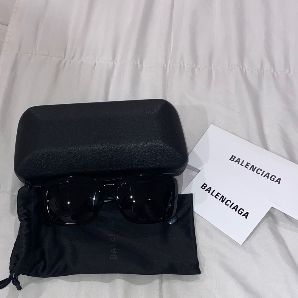 Balenciaga Black  Sunglasses